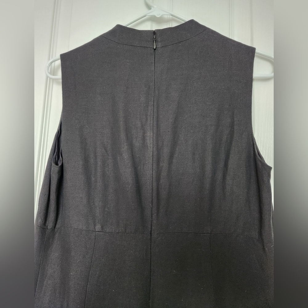Ann Taylor Black Linen Dress